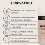 Bag Refresh: Geruchsneutralisierend, antibakteriell & EU-Made – entwickelt mit Expert:innen für langanhaltende Frische und Sauberkeit.